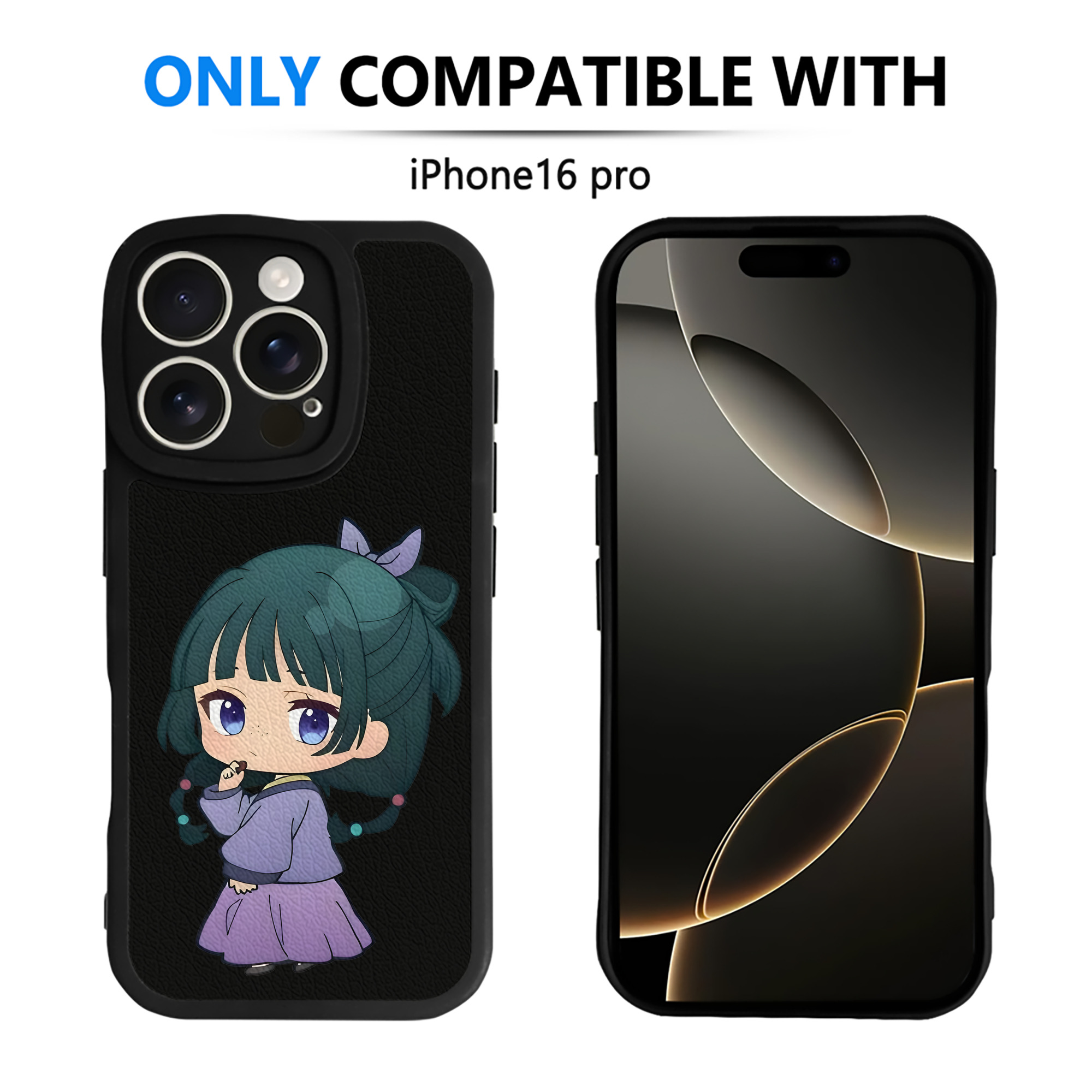薬屋のひとりごと The Apothecary Diaries 【iPhone 16シリーズ対応】シリコンスマホケース（レザー調） 材質：シリコン